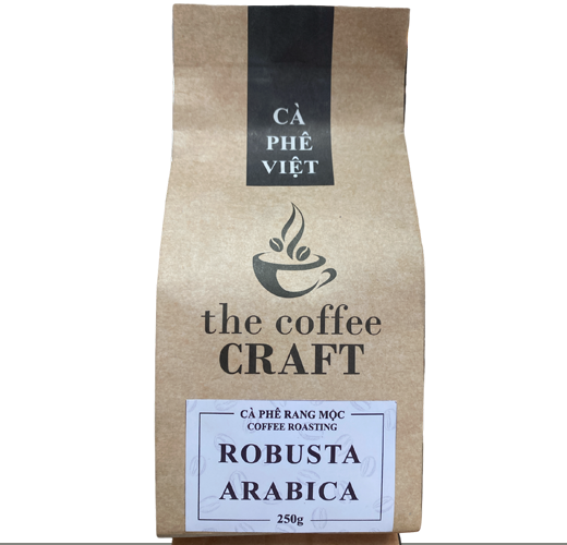 Cà phê rang mộc Arabica - Robusta 250g